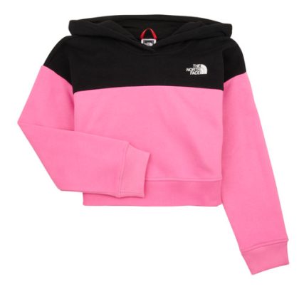 Felpa ragazza The North Face  Girls Drew Peak Crop P/O Hoodie  Rosa The North Face 196013687694